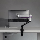 Brateck LDT50-C012 HALO Premium Aluminum Spring Assisted Monitor Arm - Gavisco Office Furniture